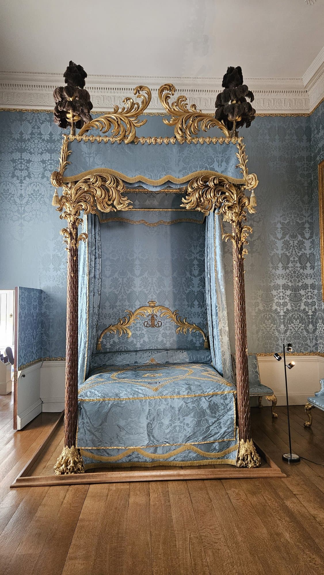 The State Bedchamber was designed in anticipation of a royal visit which never materialised.