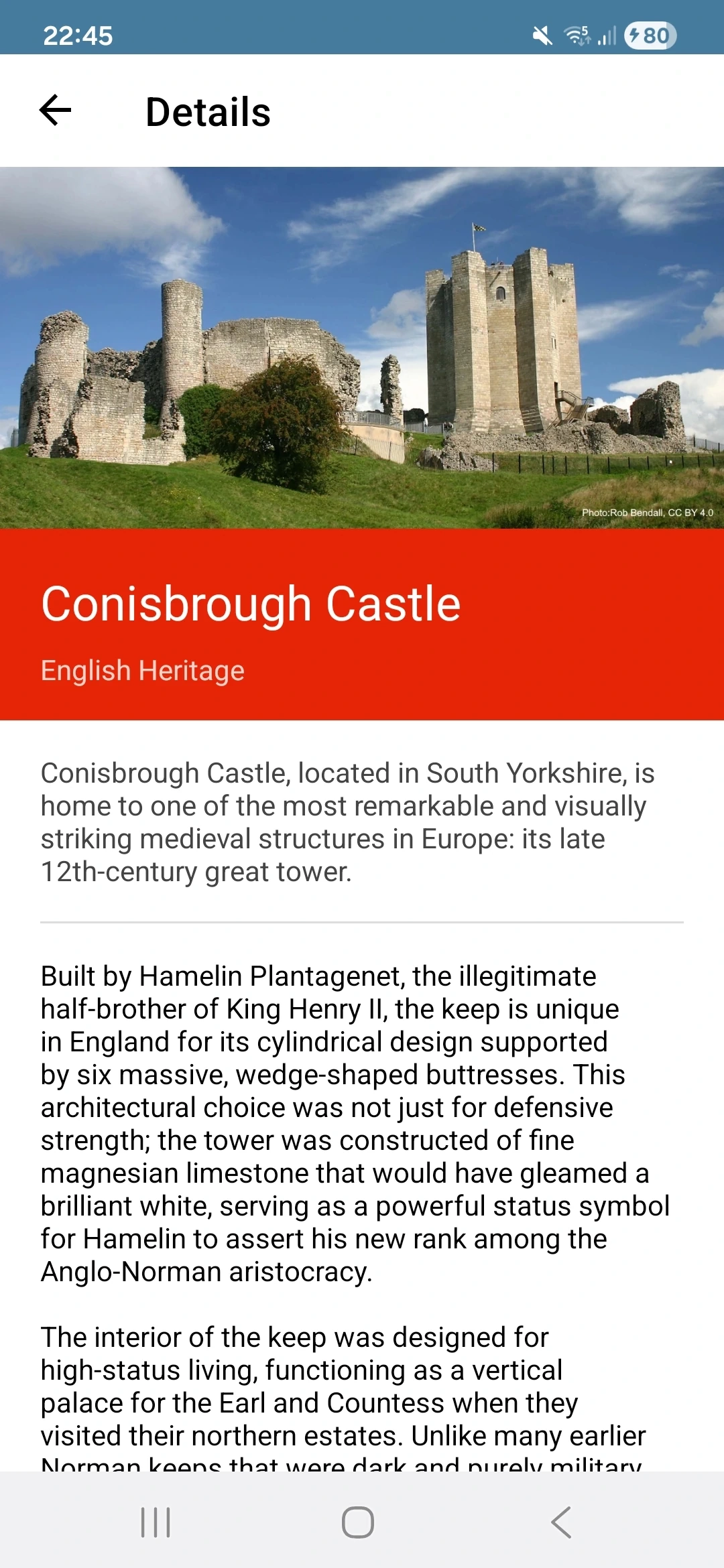 Site information view