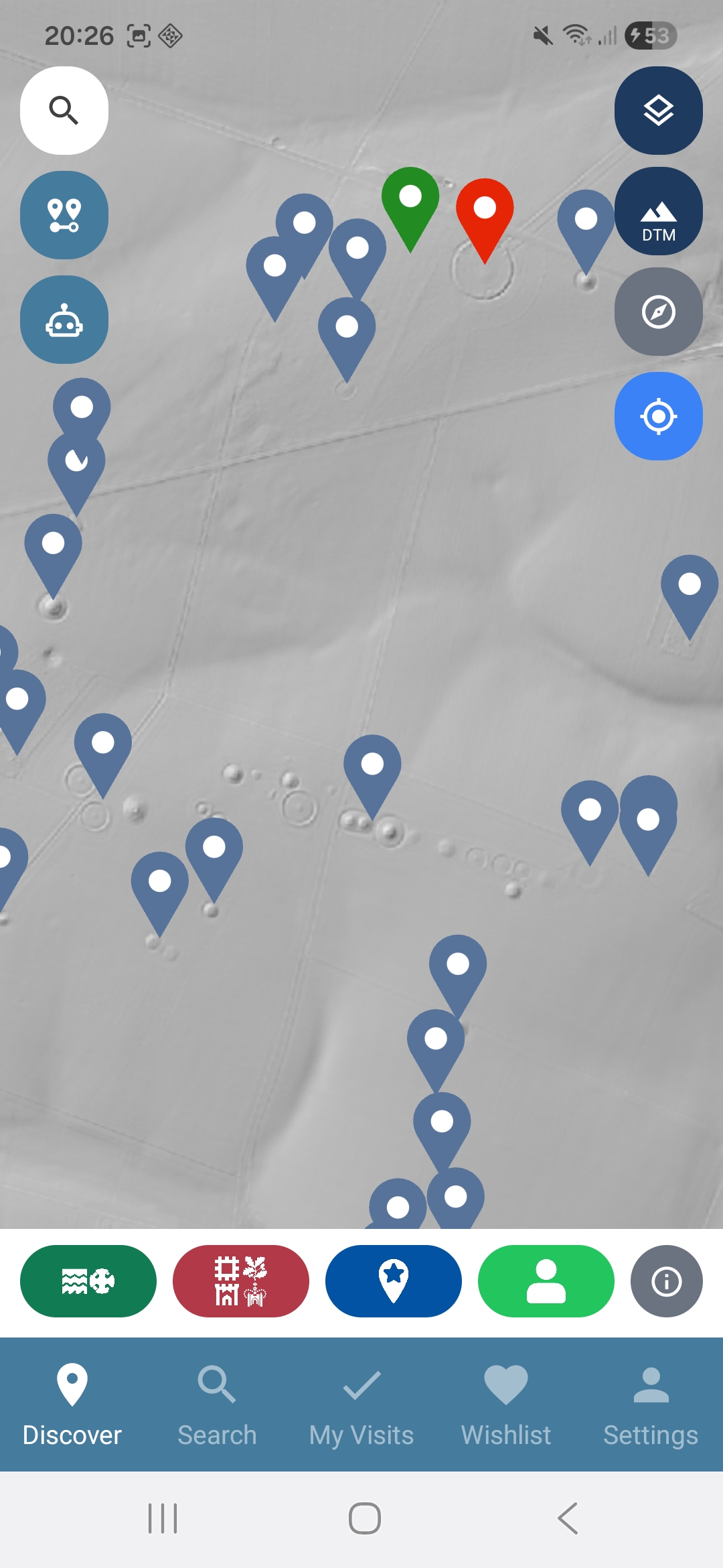 LiDAR DTM at Stonehenge